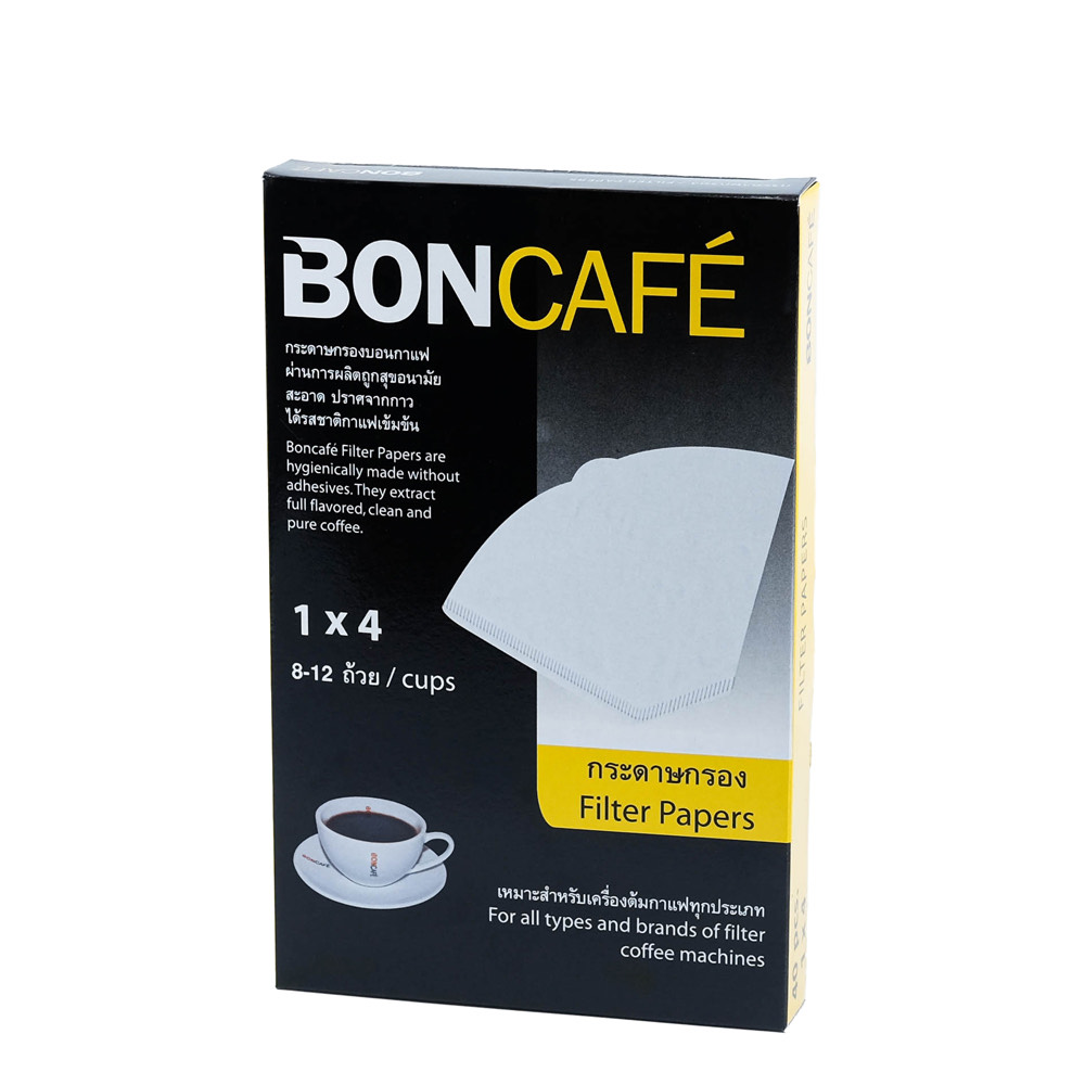 Combo 2 hộp giấy lọc cà phê BONCAFE filter paper 1x4 hộp 40 cái