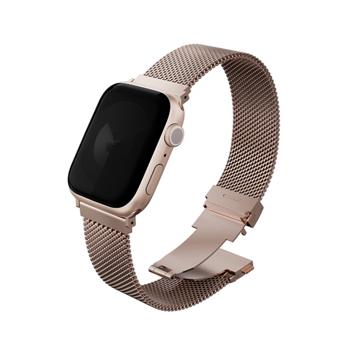 Dây Đeo Thép Lưới UNIQ DANTE PRO cho Apple Watch UItra / Apple Watch tất cả Series, Thép Cao Cấp Thoáng Khí Nhẹ_ Hàng Chính Hãng
