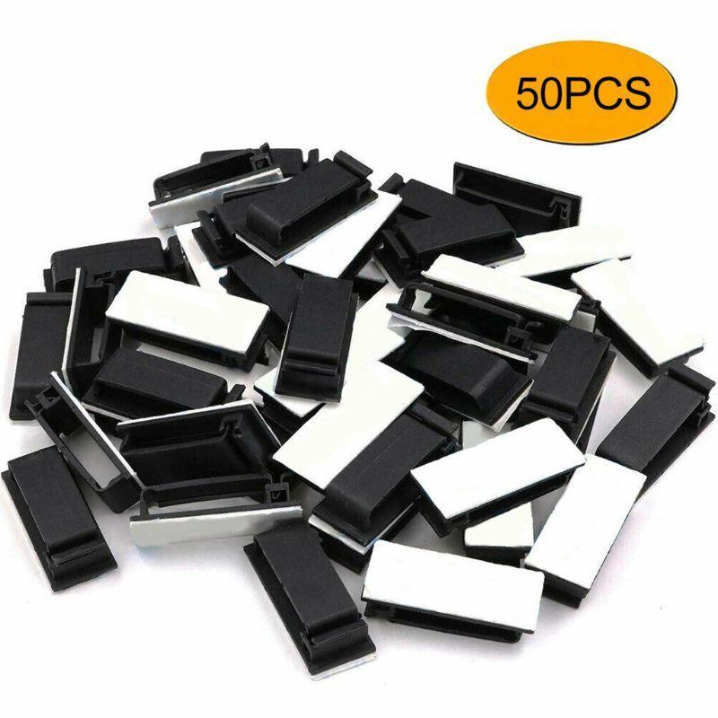 Set 50 Kẹp Cố Định Dây Cáp Gắn Tường Tiện Dụng