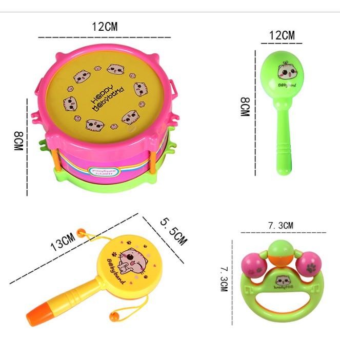 Đồ chơi 4 món âm nhạc vui nhộn cho bé
