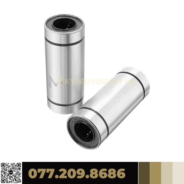 Con Trượt LM16LUU, LM20LUU, LM25LUU, LM30LUU, Bạc Trượt LMLUU, Con Trượt Tròn LM LUU, Chất Liệu Thép Chịu Lực Không Gỉ