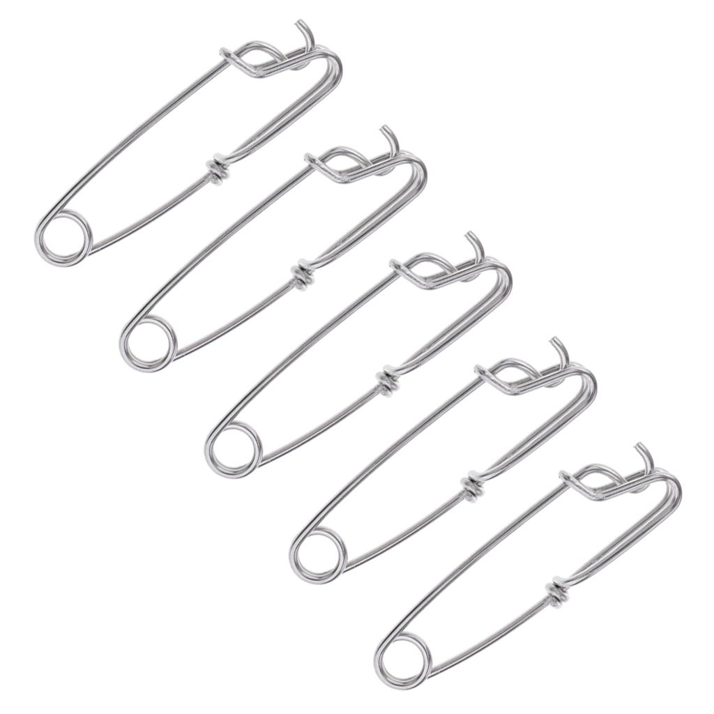 Móc Câu Cá Bằng Thép Không Gỉ - Tùy Chọn Số Lượng & Kích Thước