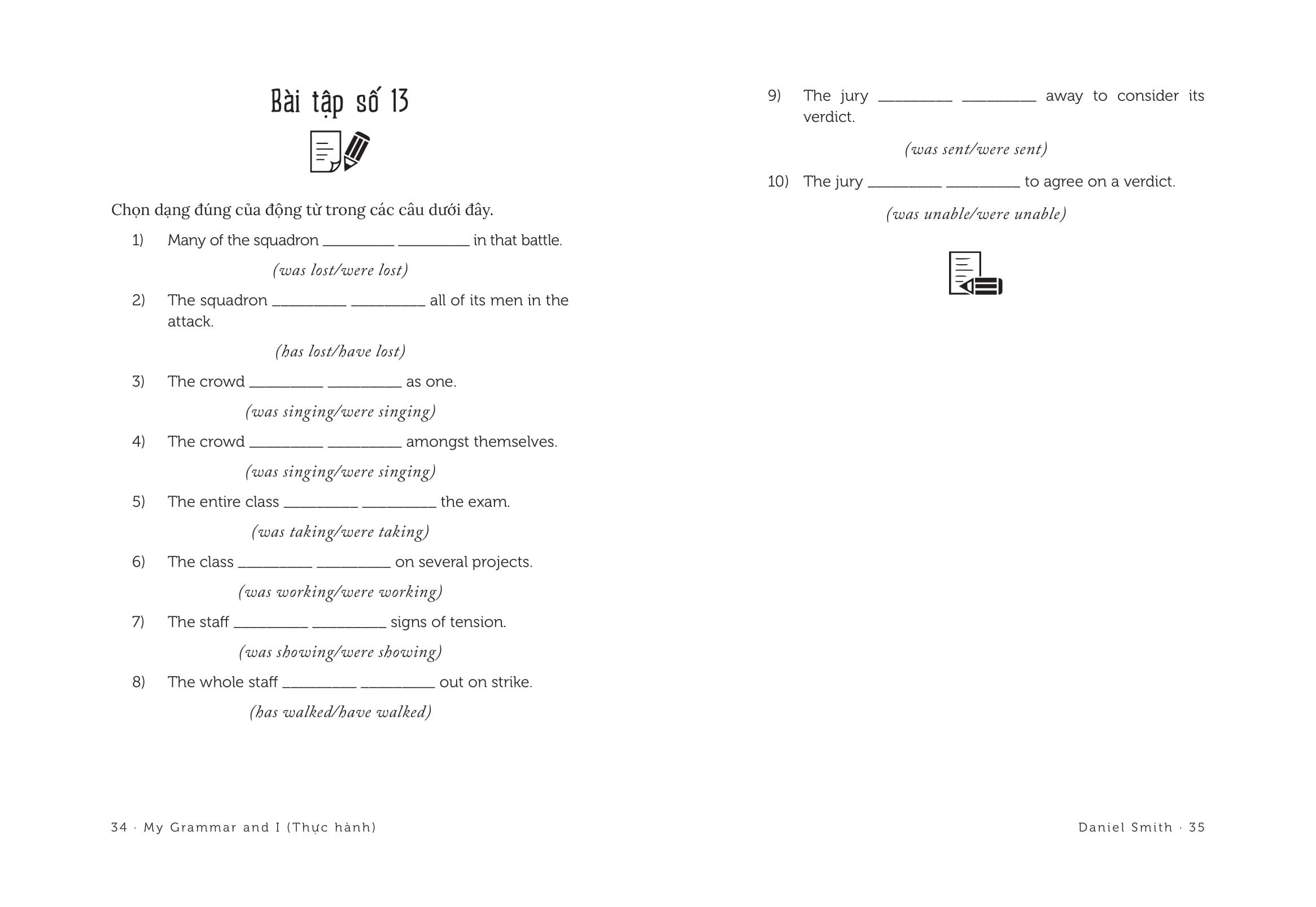 My Grammar And I - Thực Hành