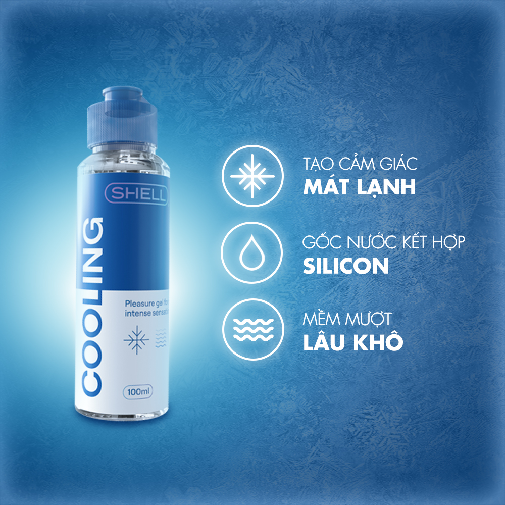 Gel bôi trơn mát lạnh - Shell Cooling - Chai 100ml