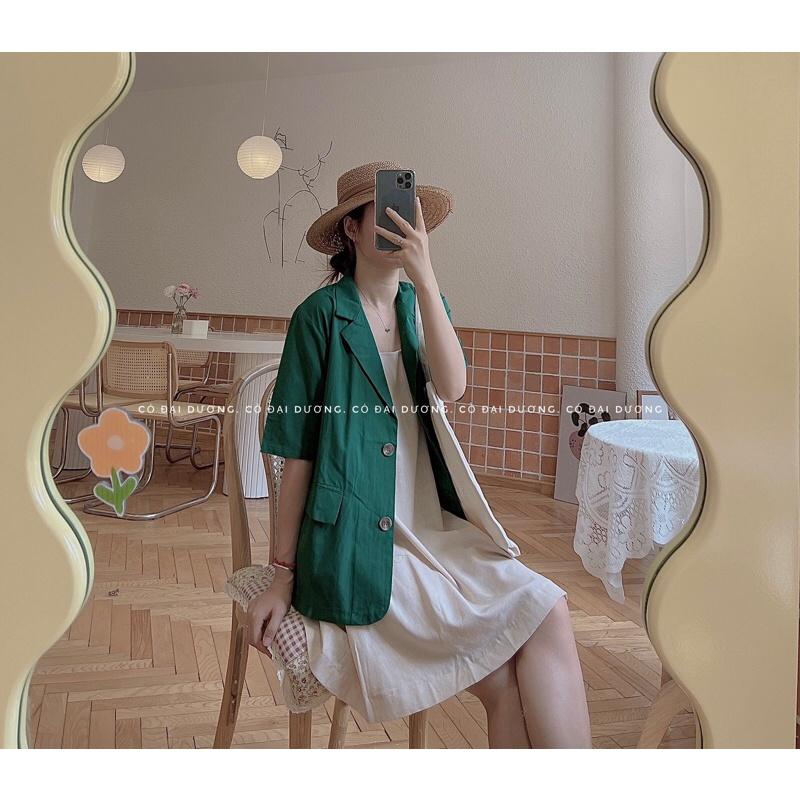 Áo blazer chất đũi