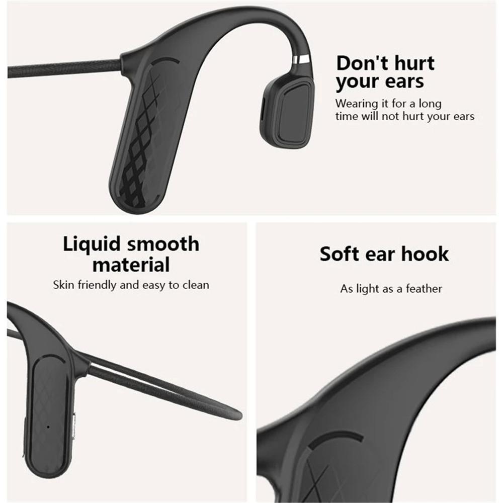 MD04 TWS Bluetooth 5.0 Không Dây Dẫn Truyền Xương Tai Nghe Không-Tai Nghe Nhét Tai Tai Nghe Nhét Tai Thể Thao Thiết Kế Sang Trọng Với Mic Cho chạy