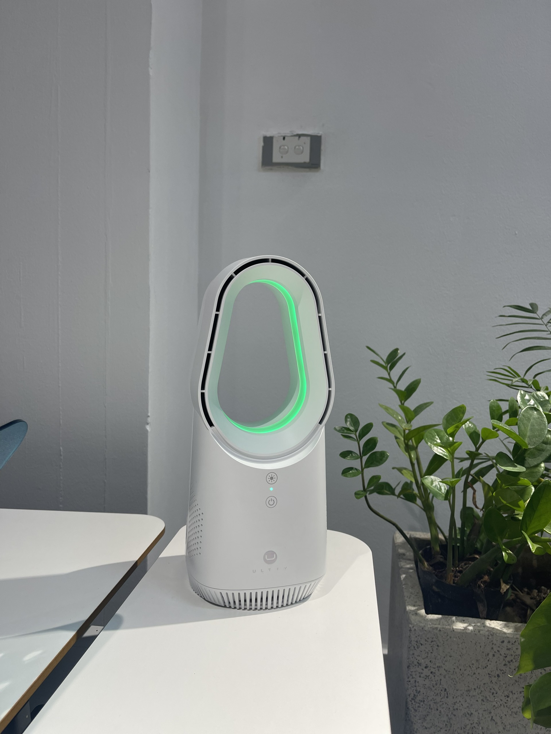 Quạt Không Cánh Để Bàn U ULTTY PETIT LIDI Làm Mát 3 Cấp Độ, Đèn LED Đổi Màu Linh Hoạt, Hàng Chính Hãng