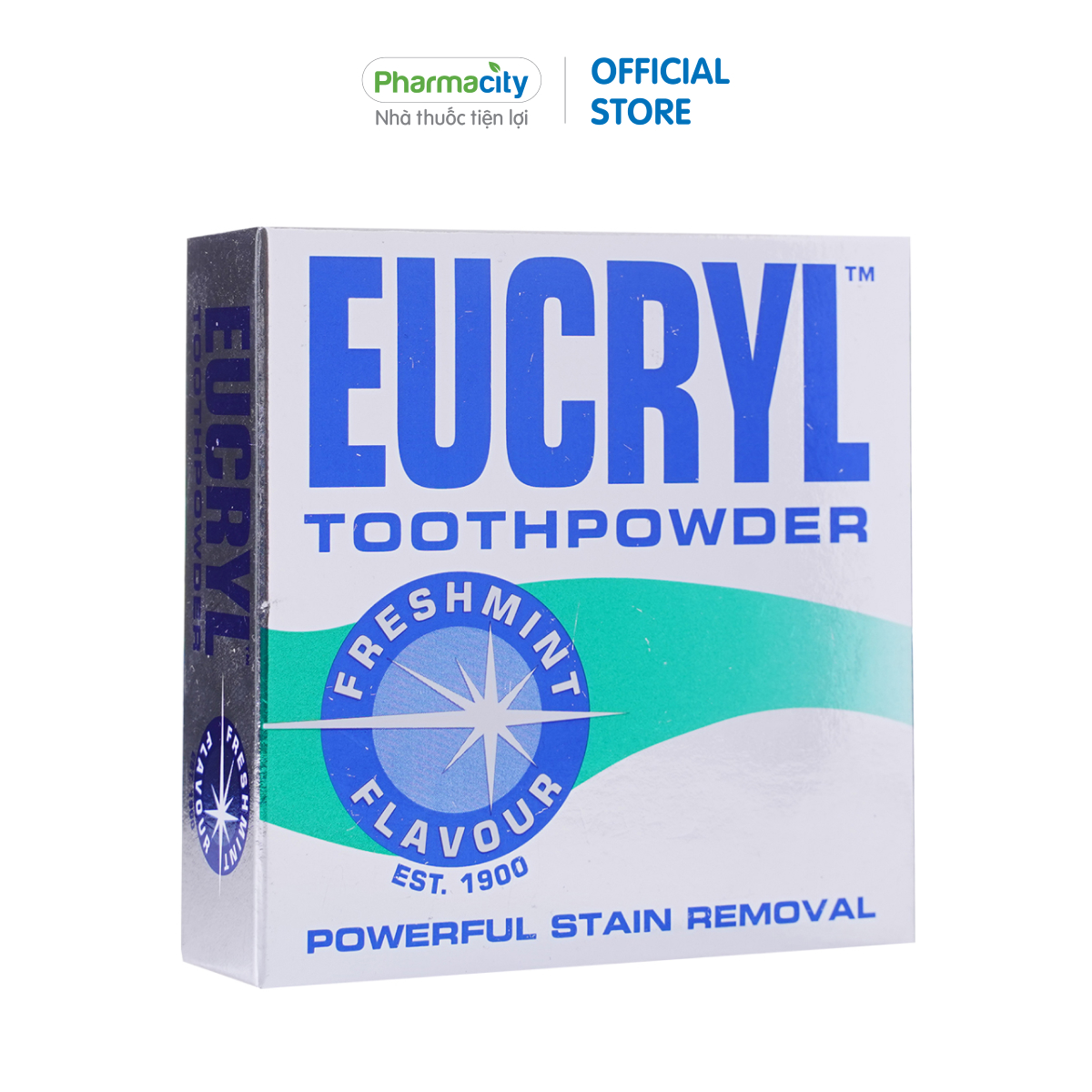 Bột làm trắng răng vị bạc hà Eucryl
