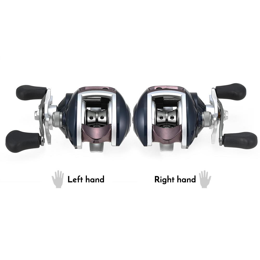 Cuộn câu cá đúc 6 ổ bi inox + 1ổ lăn, tỷ số truyền tốc độ siêu cao 8.1: 1