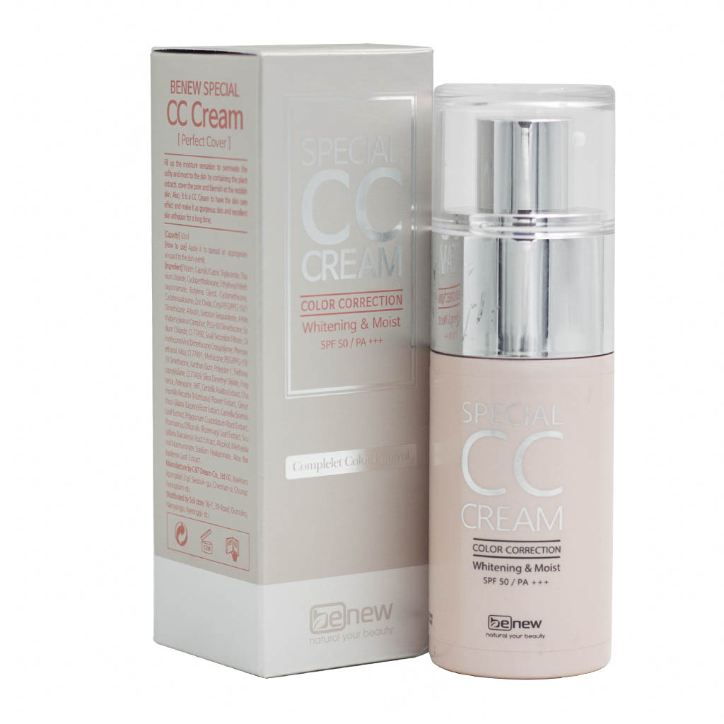 Kem Trang Điểm CC Hàn Quốc Cao Cấp Benew Special C.C Cream SPF 50+/PA+++ ( 30 ml ) – Hàng Chính Hãng