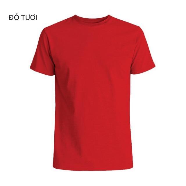Áo thun cotton Couple nhiều size nhiều màu có size áo trẻ em - Đỏ,XXL
