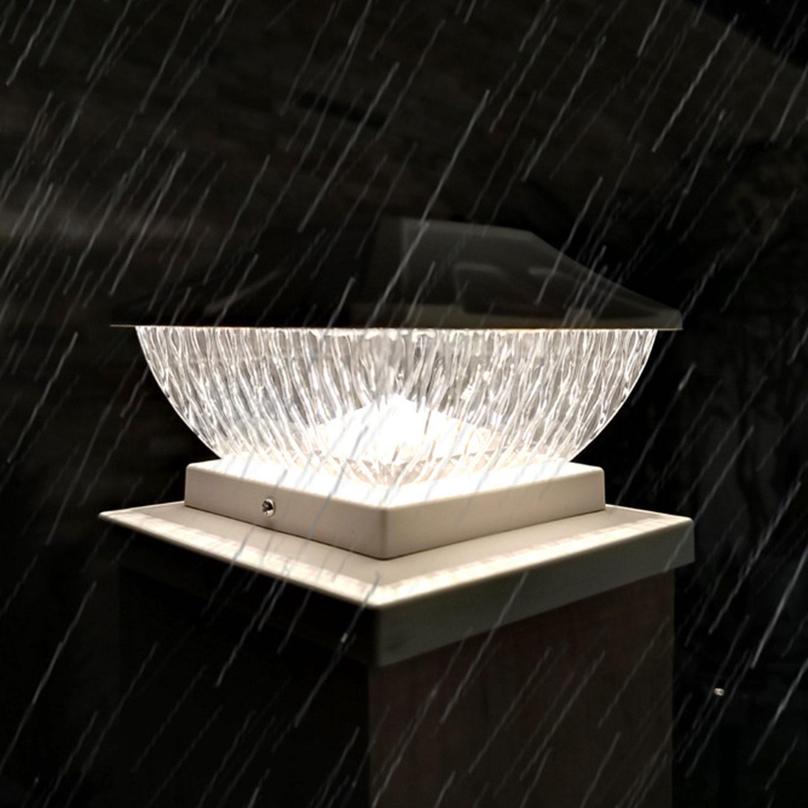 Solar Post Lights Outdoor LED Solar Powered Lights for Backyard Garden Decor