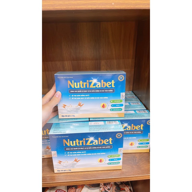 Combo 5 Hộp Sữa Hạt Tiểu Đường NutriZabet - Giúp Ổn Định Đường Huyết, Ngăn Ngừa Biến Chứng, Tăng Cường Đề Kháng