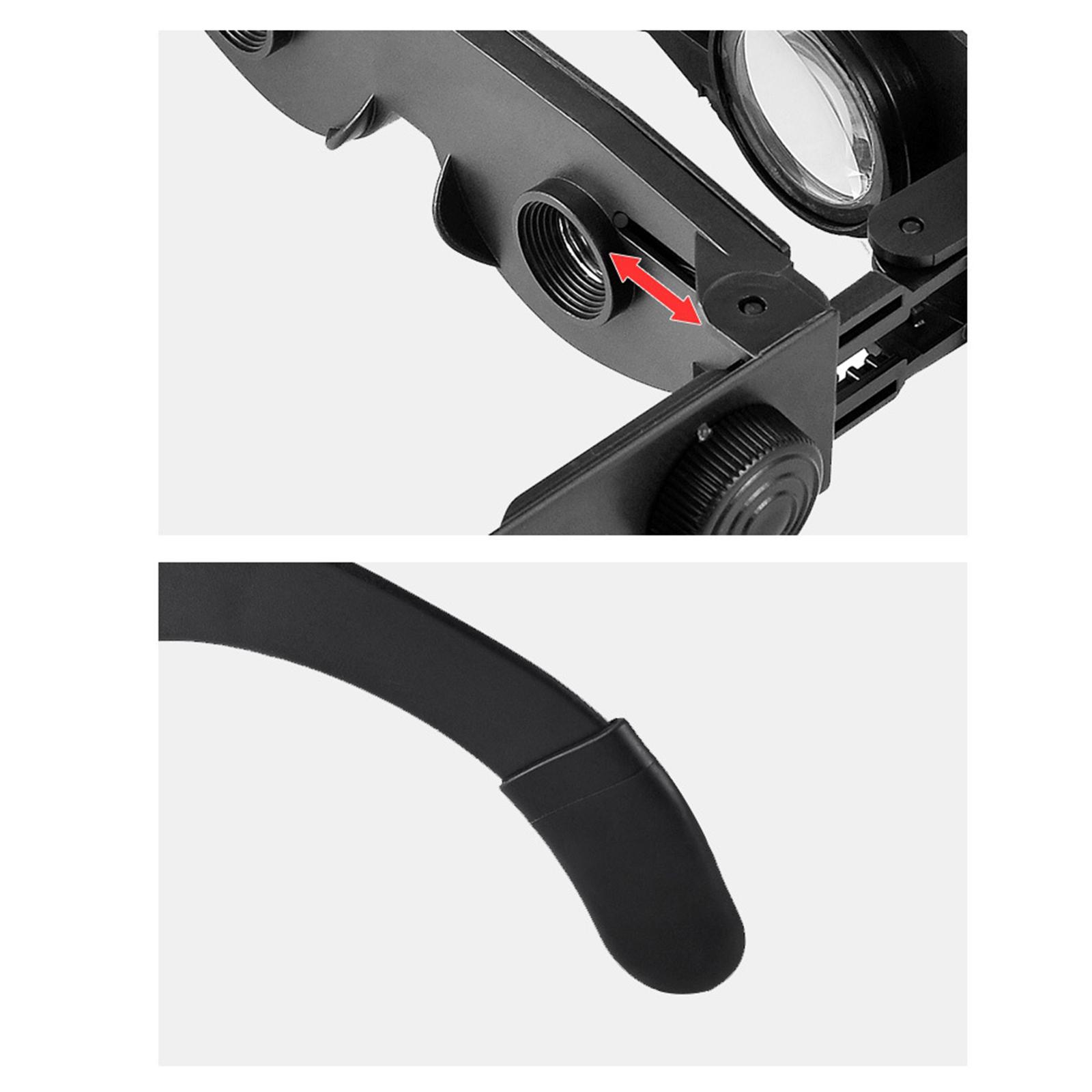 Portable Fishing Telescope Glasses Binoculars Magnifier Adjustable Eyewear