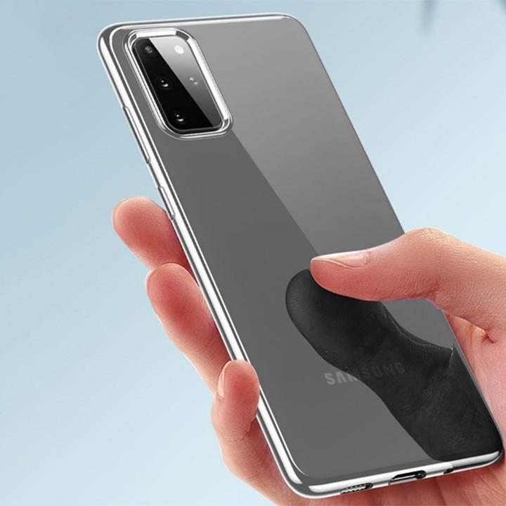 Ốp lưng dẻo silicon trong suốt dành cho samsung s20 plus