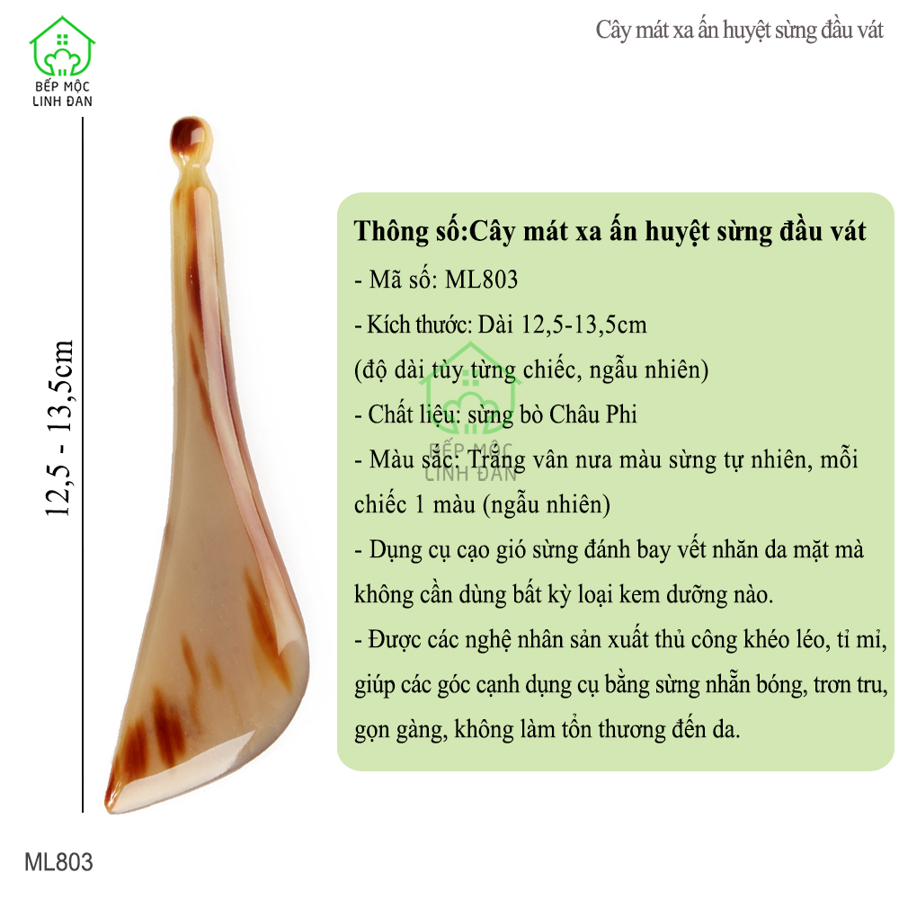 Cây Mát Xa Ấn Huyệt Sừng Đầu Vát - Đánh Bay Vết Nhăn Da Mặt