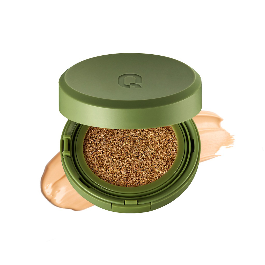 Phấn nước trang điểm che phủ kiềm dầu thuần chay GLAMRR Q VEGAN SUPER COVER CUSHION (1 lõi x 15g) by Gilaa