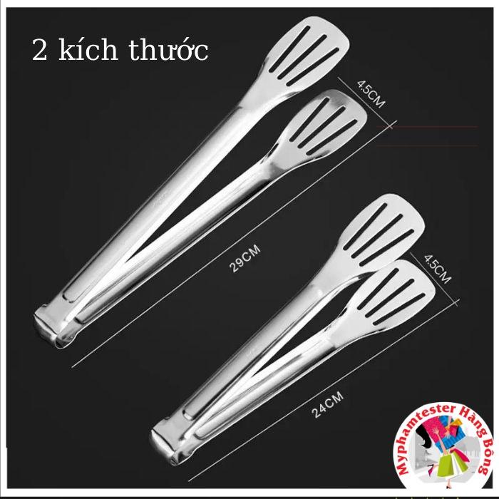 Kẹp gắp đồ ăn inox 304 dày đẹp