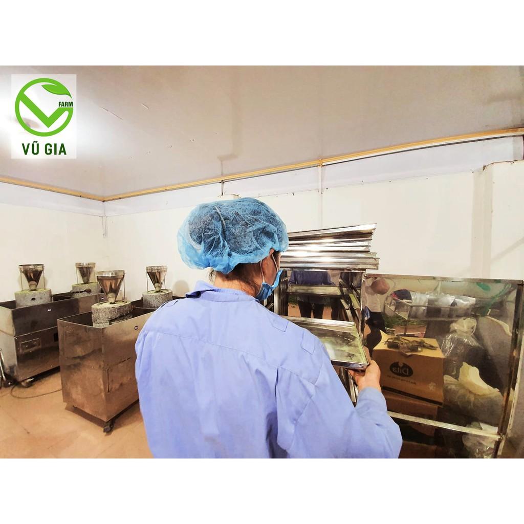 Bột Bạc Hà Sấy Lạnh Nguyên Chất Vũ Gia + Tặng Chai Thủy Tinh Đựng Nước Ép Có Dây Treo 300ml