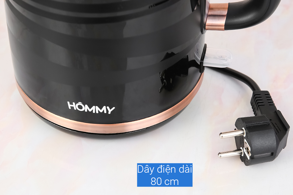 Bình đun siêu tốc Hommy 1.7 lit K512PN - Hàng chính hãng