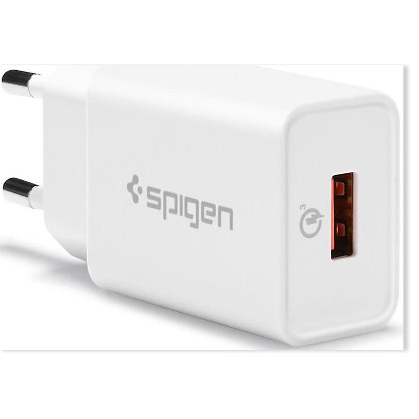 Củ Sạc Spigen Essential F111 USB Wall Charger (1-Port/QC3.0/18W) - Hàng Chính Hãng