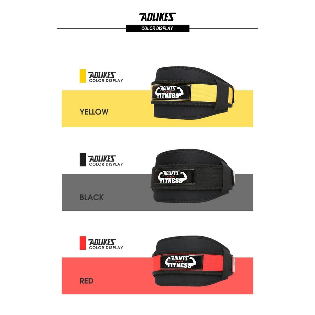 Đai lưng cứng tập gym gánh tạ AOLIKES A-7983 chuyên nghiệp sport waist support