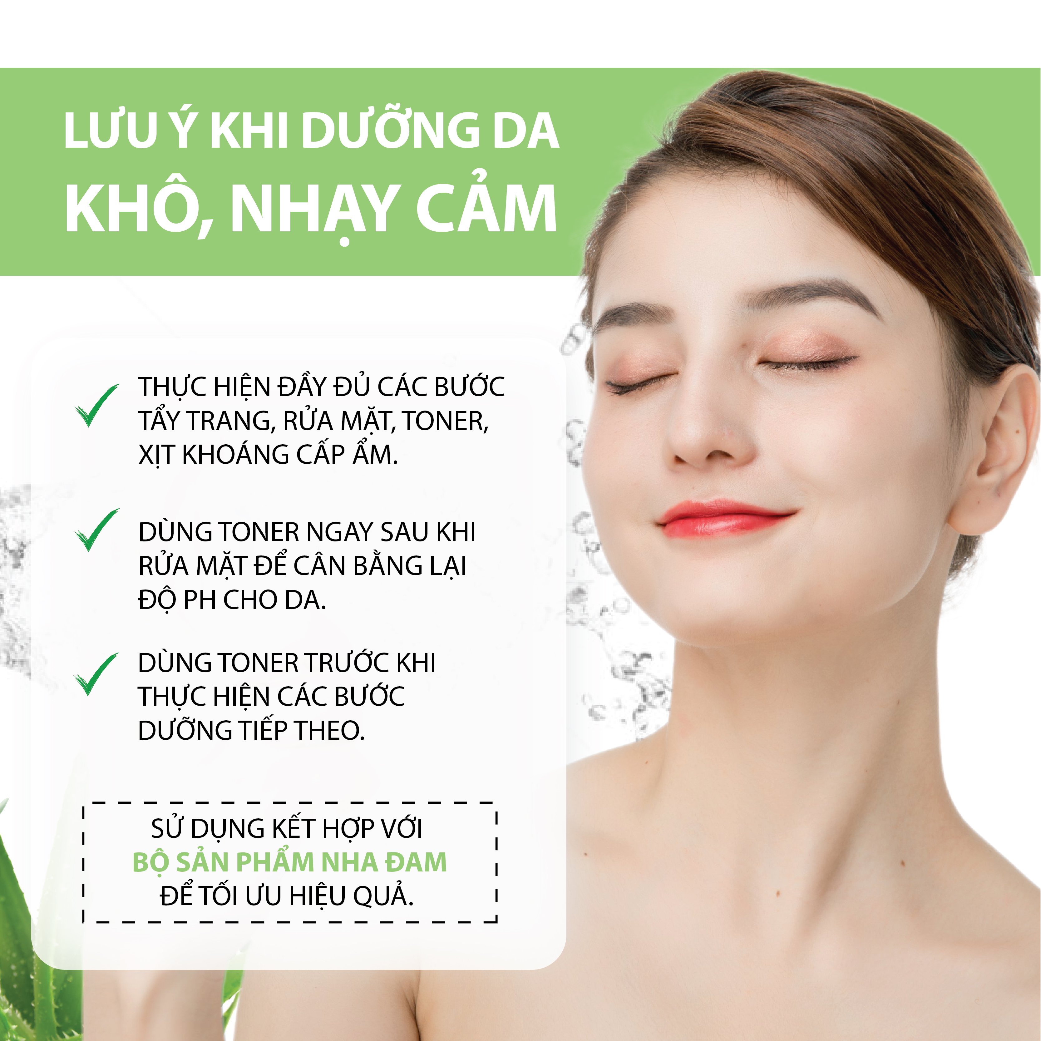 Toner Nha Đam Cân Bằng Độ PH, Dưỡng Ẩm Dịu Nhẹ Từ Nha Đam Tươi MILAGANICS 100ml (Chai)