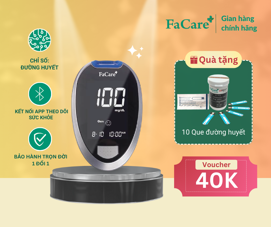 Máy đo đường huyết Facare TD-4277 Bluetooth