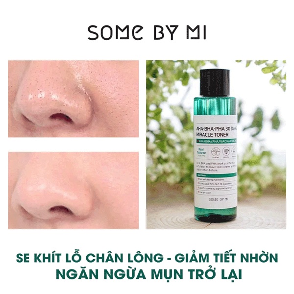 Nước Hoa Hồng Dưỡng Trắng Phục Hồi Da Giảm Mụn Some By Mi Toner