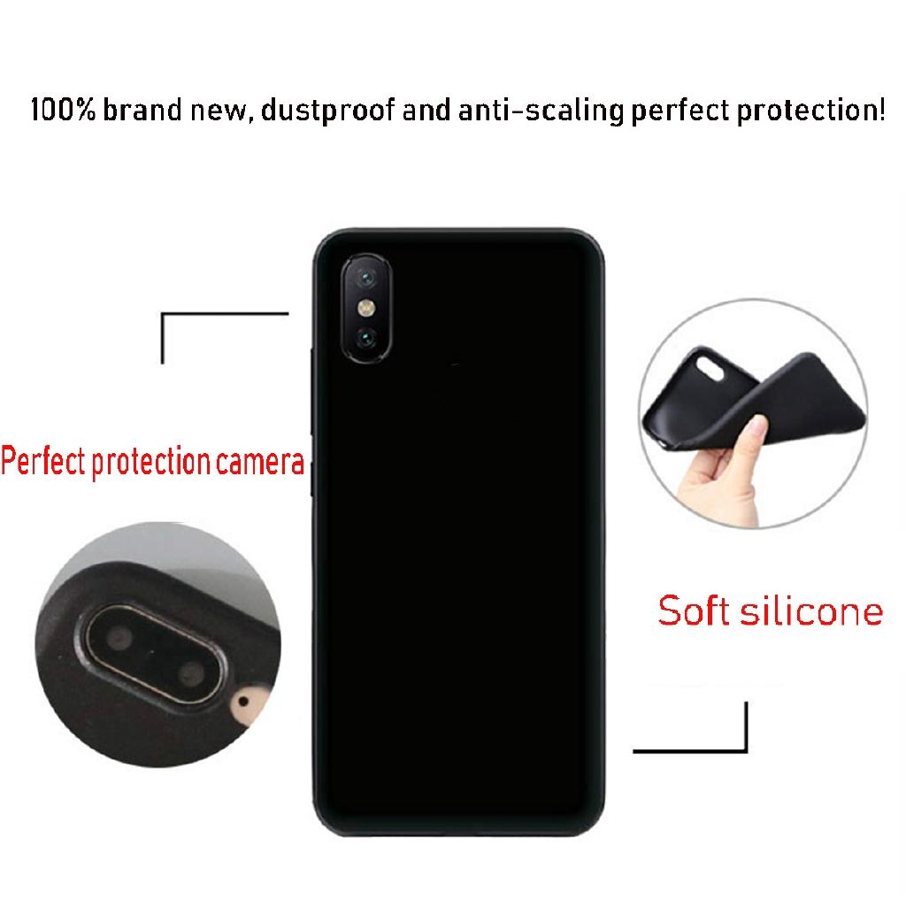 Ốp điện thoại TPU dẻo hình gấu Brown giáng sinh cho Xiaomi Redmi Note 7 Note 6 6A 5 5A 5 Plus S2 Note 4X