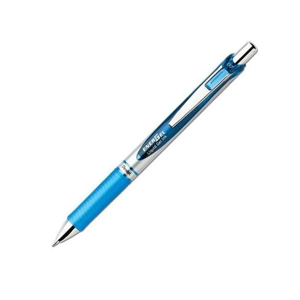Bút Bi Nước Bấm 0.7mm Pentel BL77-S - Xanh Da Trời