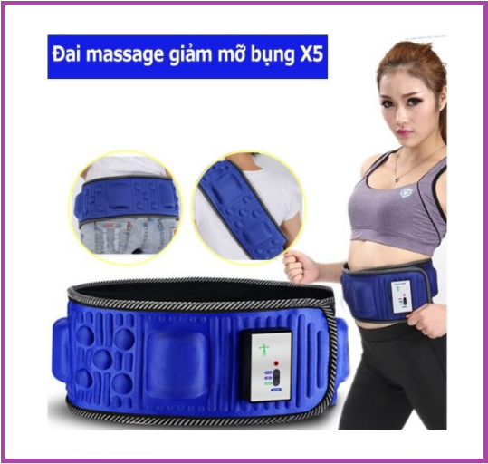 Máy Mát xa  bụng tăng cơ. Đai  Massage  toàn thân cho cả nam và nữ giúp thân hình thon gọn. MAY mat xa Rung Tan Mỡ .