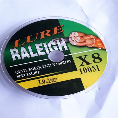 Dây dù câu cá Lure Raleigh X8 7 màu siêu đẹp siêu bền mịn