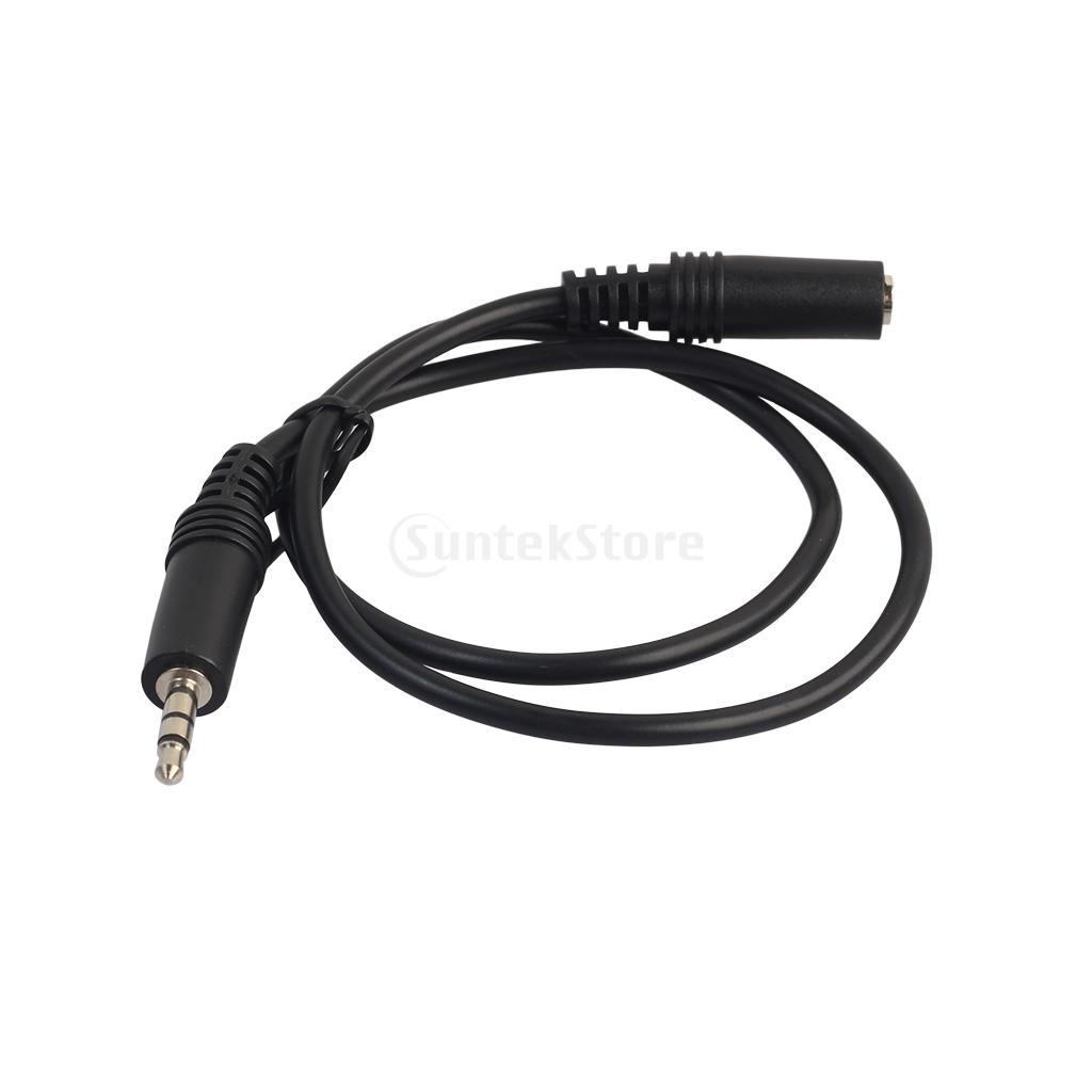 3.5mm Male to Female Extension Cable 1m and 3.5mm M to USB M Adapter Cable