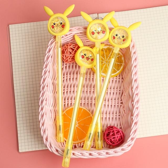 Bút Bi Nước Pikachu Kim Tuyến cute tiện lợi