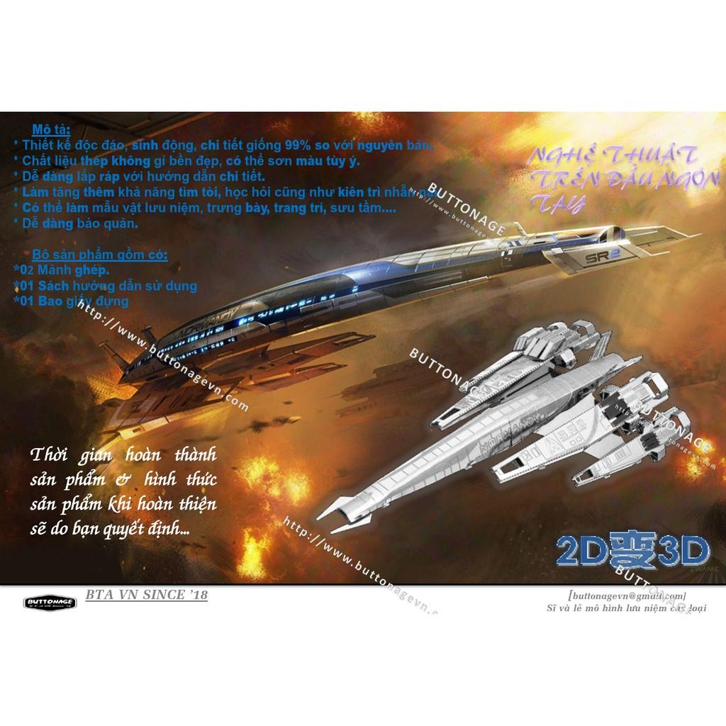 Mô Hình Lắp Ráp 3d Phi Thuyền Normandy SR2