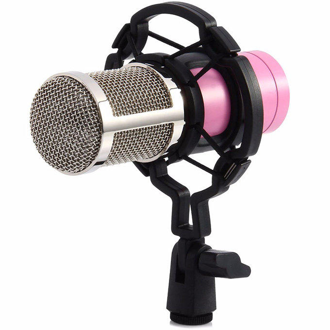 Bộ Micro livestream tại nhà BM 800 (kèm bông lọc, chân mic) - giao màu ngẫu nhiên