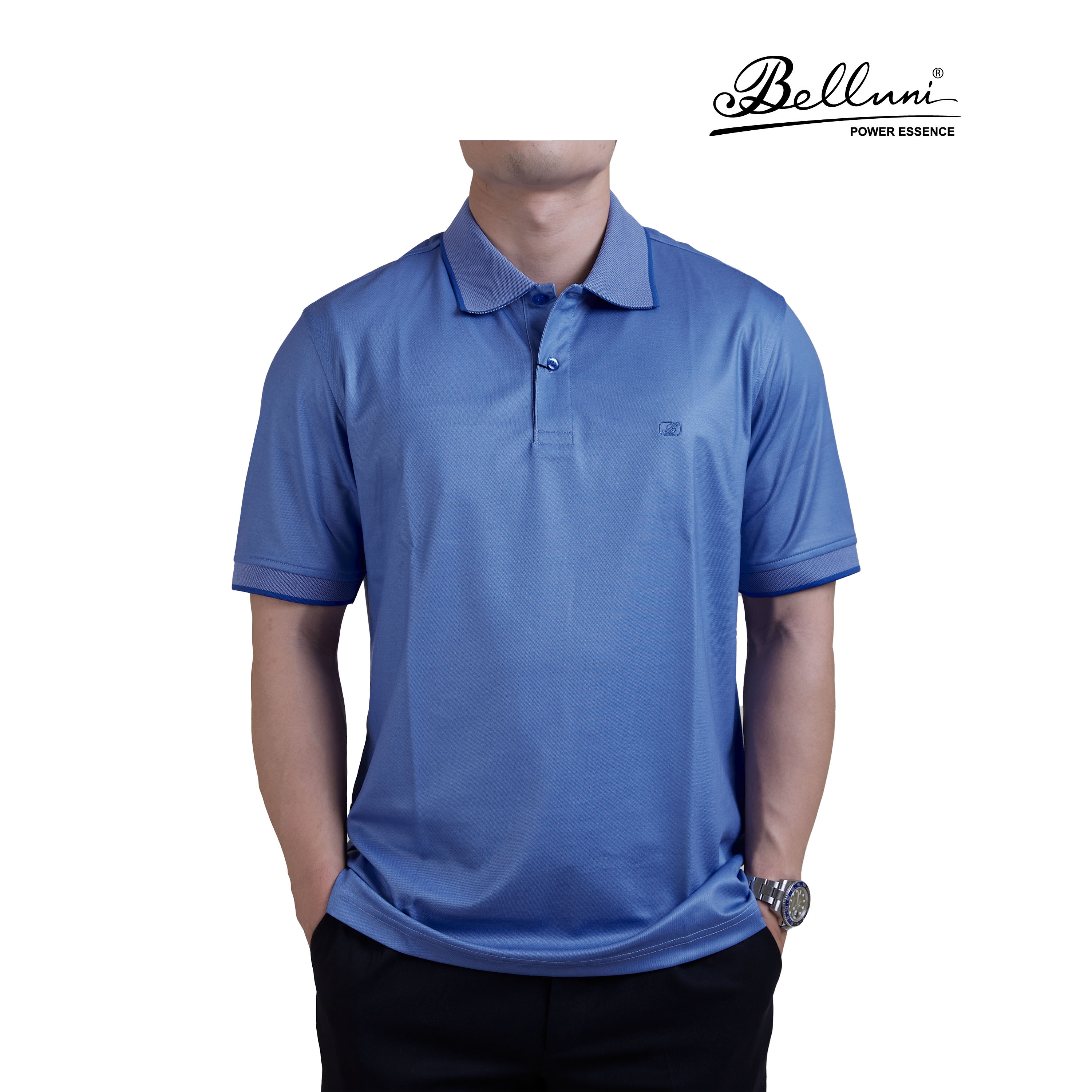 Áo thun nam Polo BELLUNI cao cấp vải sợi tre - AT.BP.BE.69.B4