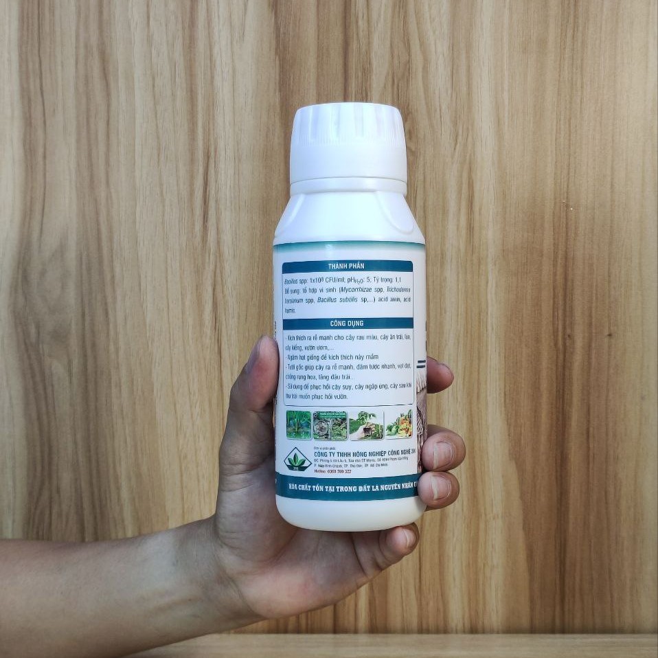 Phân bón vi sinh vật AT Bio-decomposer 3H-D1 - Kích rễ sinh học 500ml - CAY.CH.OM.010006
