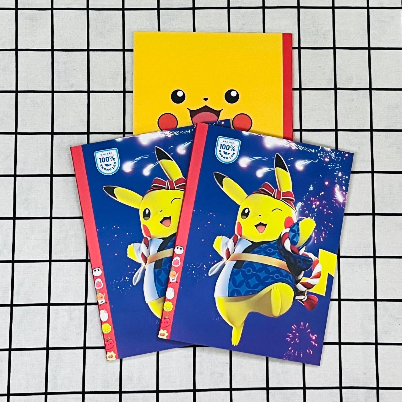 Tập Học Sinh  Vanlangbooks 96 Trang Định Lượng 100 (4 Ôly) - Pokemon - Vanlangbooks