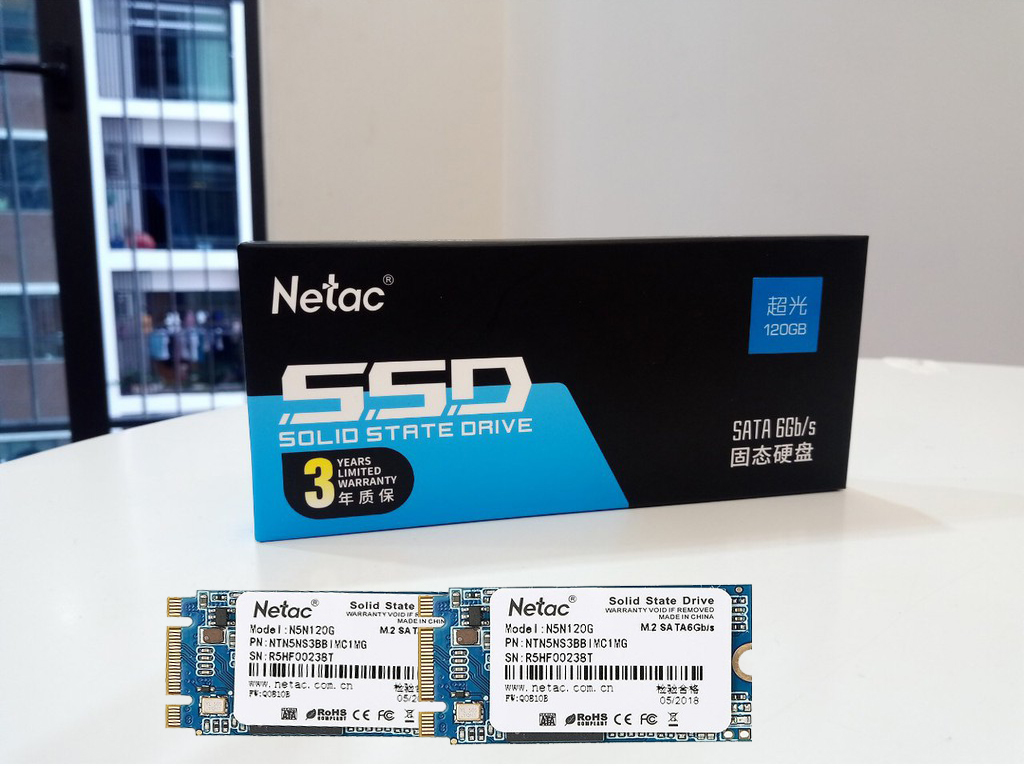 Ổ CỨNG SSD NETAC 120Gb - M.2 hàng CHÍNH HÃNG
