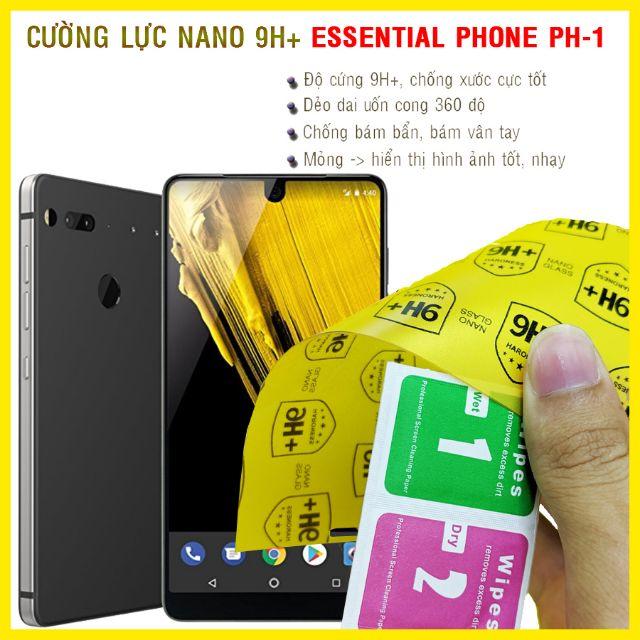 Dán cường lực dẻo nano mặt trước sau dành cho Essential Phone PH-1