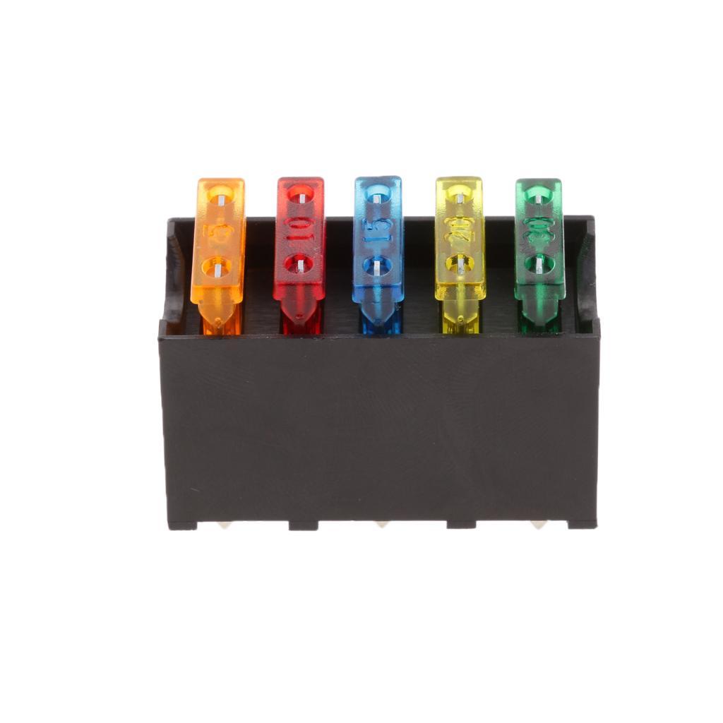 Fuse Box Block Holder Circuit Protection for Car Van Boat Marine