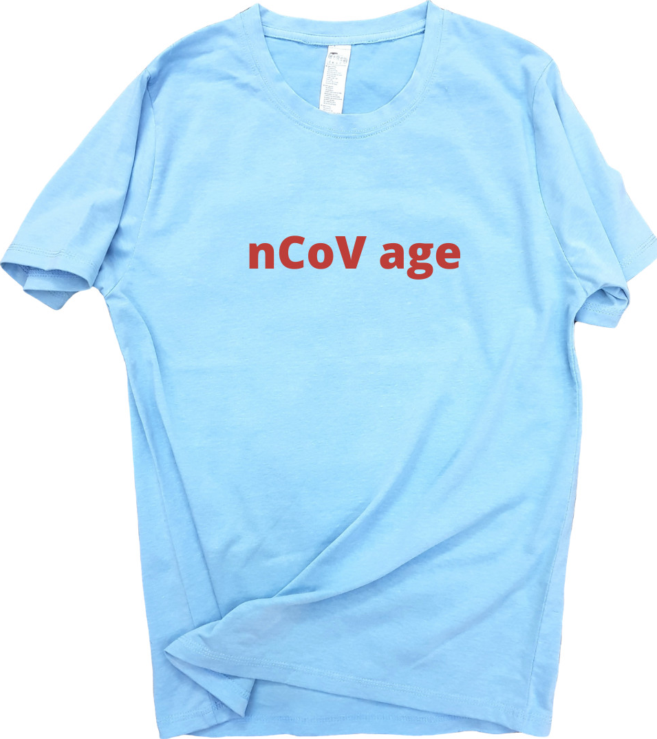 Áo thun nam nữ 80% Cotton Blue11