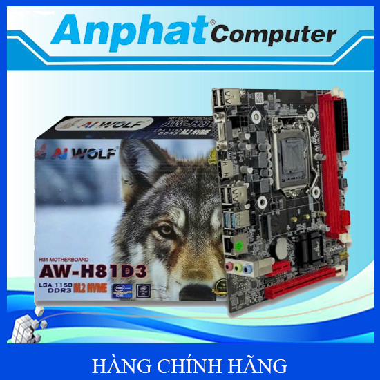 Bo Mạch Chủ Mainboard AIWOLF H81 D3 Socket LGA1150 – Hàng Chính Hãng