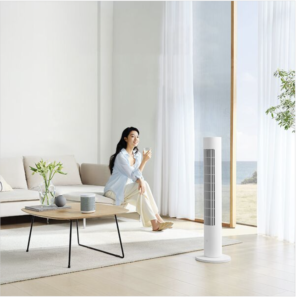 Quạt tháp làm mát bằng hơi nước Mijia Xiaomi model mới nhất 2023 - Làm mát gấp 4 lần, kết nối điện thoại - Hàng chính hãng