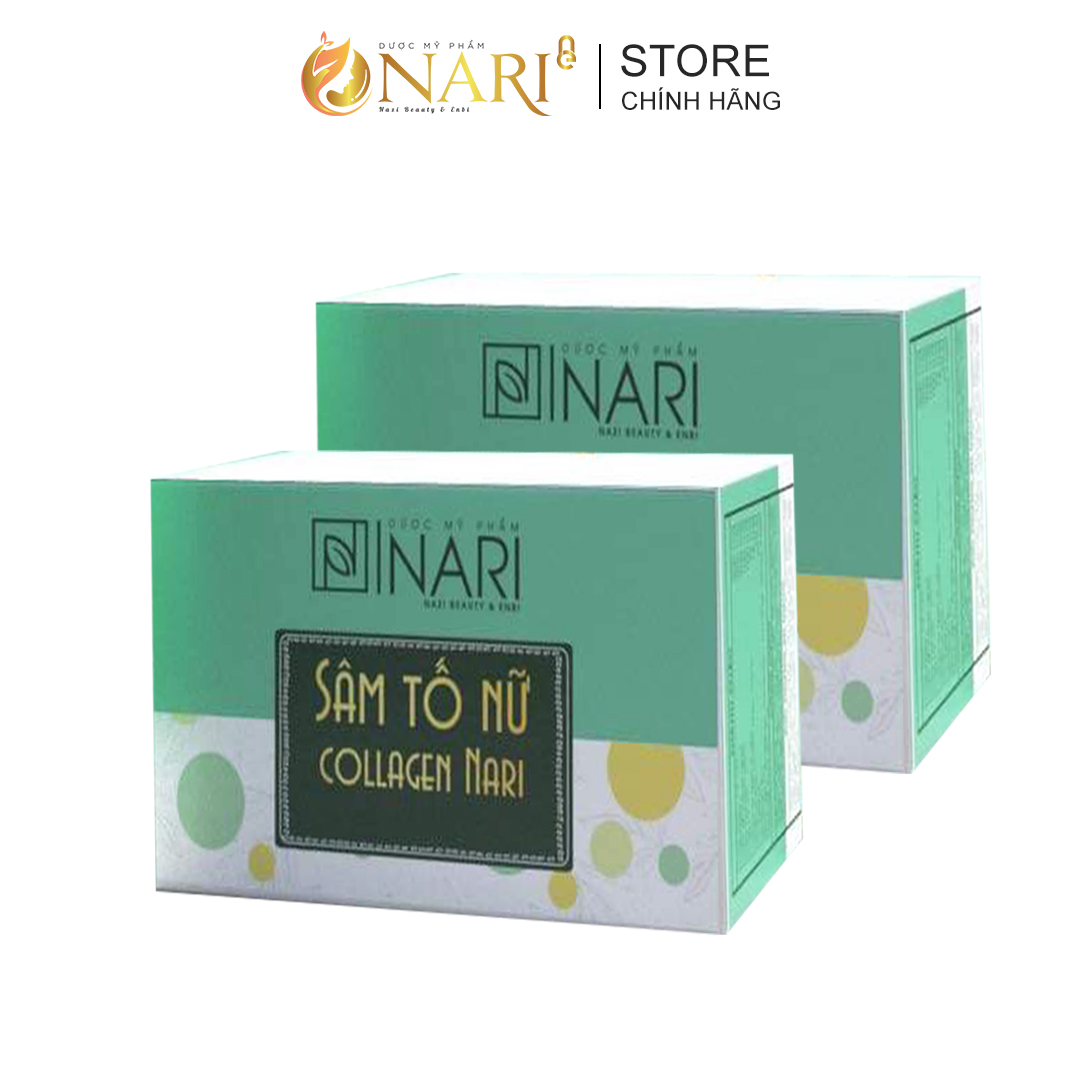 Sâm Tố Nữ collagen Nari dưỡng nhan an thần ổn định nội tiết tố giảm lão hóa giữ lửa hạnh phúc 28 Gói