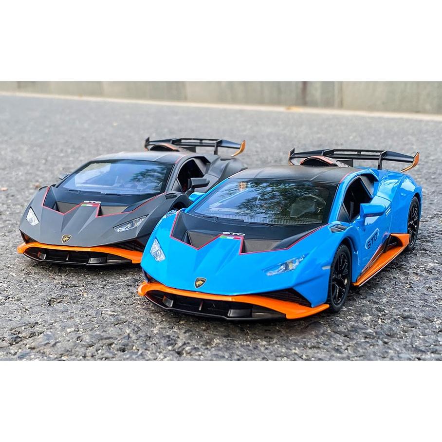 Mô hình xe Lamborghini Huracan STO tỉ lệ 1:24 hãng JINLIFANG