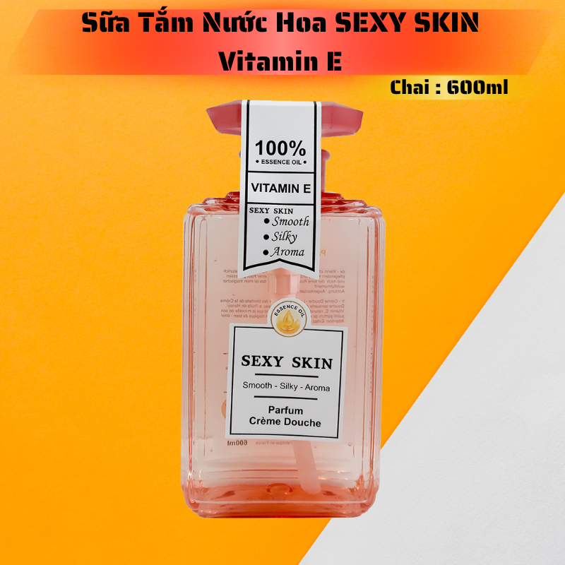 Sữa Tắm Nước Hoa SEXY SKIN Hương Thơm Quyến Rũ 600ml PHÁP