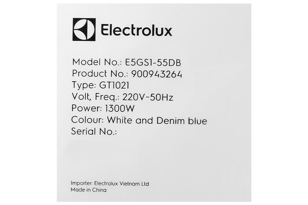 Bàn ủi hơi nước đứng Electrolux E5GS1-55DB - Hàng chính hãng - Giao toàn quốc